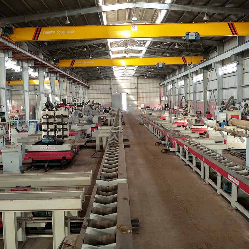 Pipe Fabrication Production Line in Fixed Type Workshop