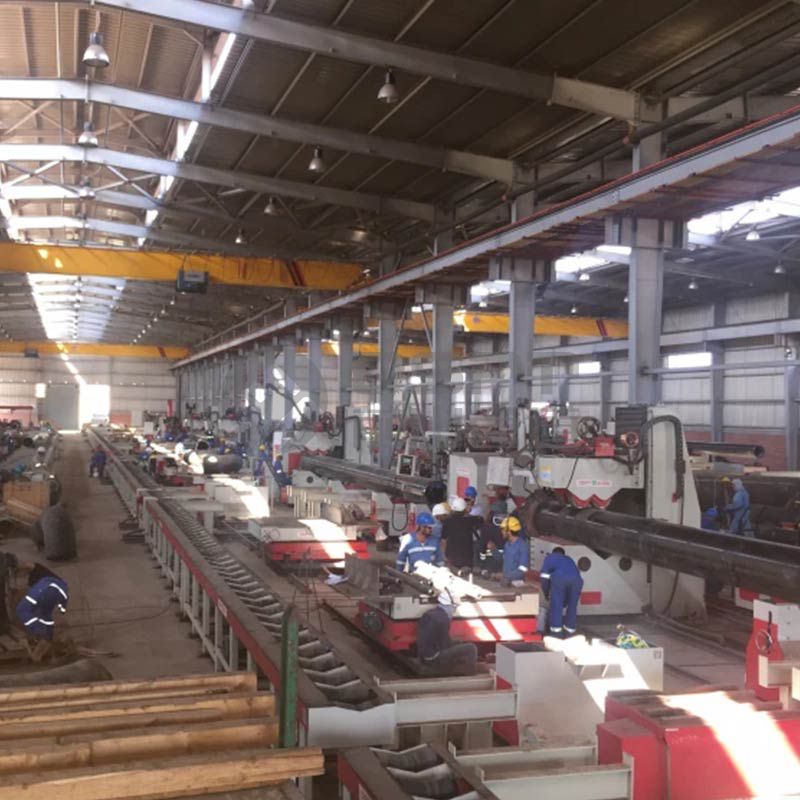 Pipe Fabrication Production Line in Fixed Type Workshop