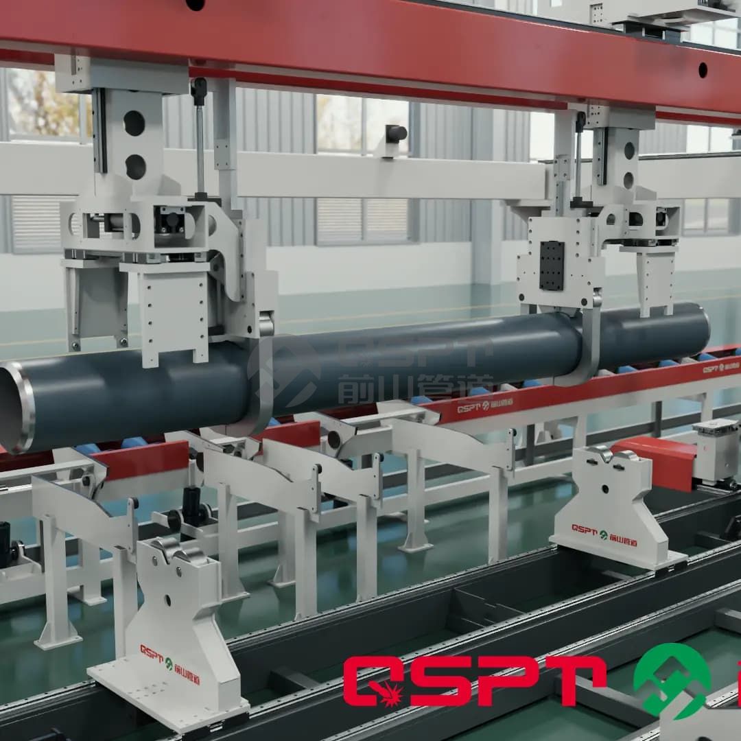 large-diameter pipe mechanical arm lifting system