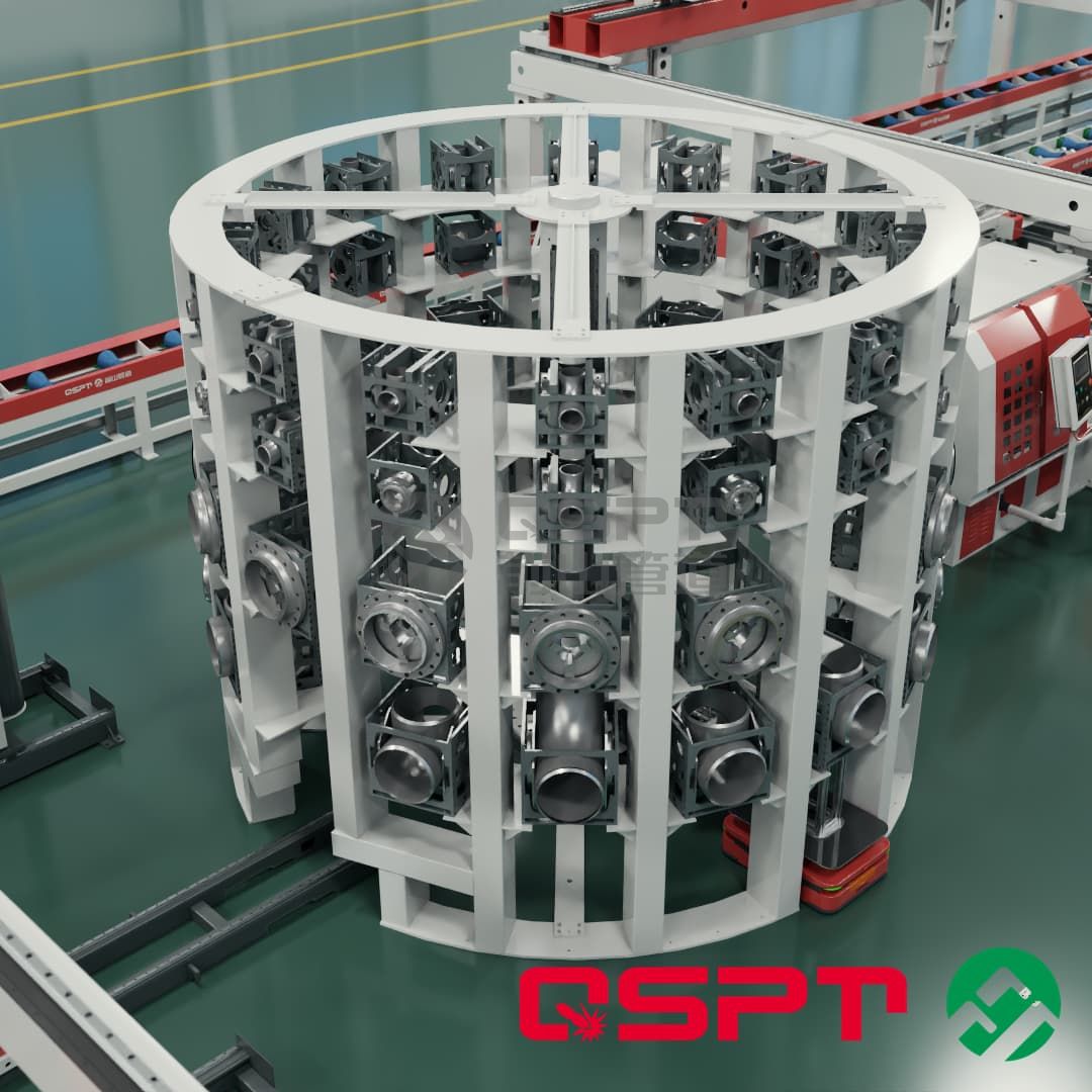 3D Storage Warehouse for Pipe parts